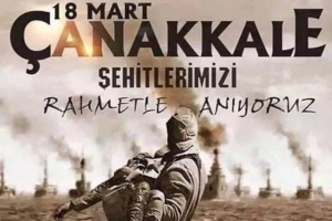 Çanakkale Savaşı’nda tüm şehitlerimizi ve Ulu Önderimiz Mustafa Kemal Atatürk’ü ve silah arkadaşlarını minnetle anıyoruz.